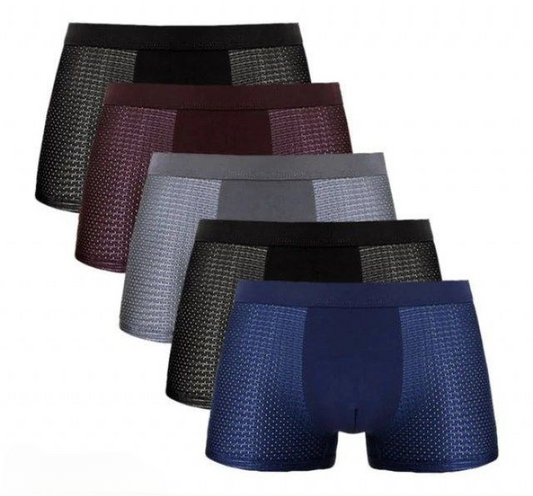 Herrboxers, 5-pack i bambu mesh